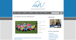 Desktop Screenshot of marywardschulen.at